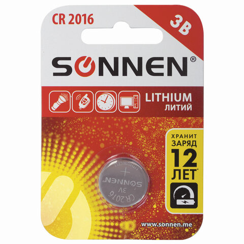  SONNEN Lithium, CR2016, , 1 .,  , 451972 