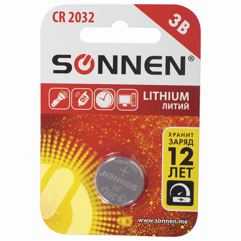  SONNEN Lithium, CR2032, , 1 .,  , 451974 