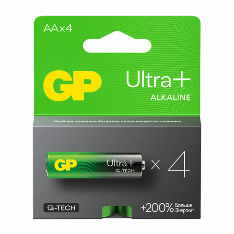   4 ., GP Ultra Plus G-Tech, AA (LR6), , , 15AUPA21-2CRSB4 