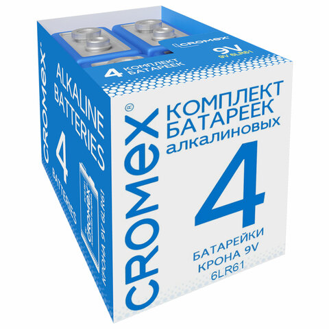    4 ., CROMEX Alkaline,  9V (6LR61, 6LF22, 1604A), , 456453 