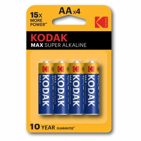   ""  4 ., KODAK Max Super Alkaline,  (LR6, 24), , 0005120 