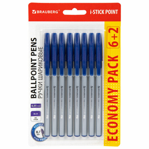     BRAUBERG "i-STICK POINT",  6+2 ., ,   0,35 , , 144026 