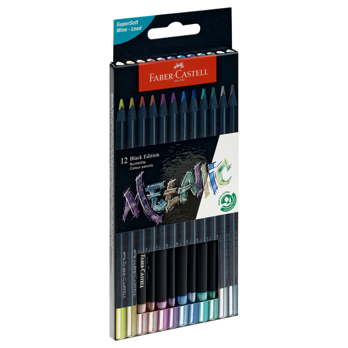   Faber-Castell "Black Edition", 12., , .,  , ., . 