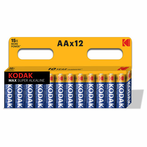   ""  12 ., KODAK Max Super Alkaline,  (LR6, 24), , 0008961 