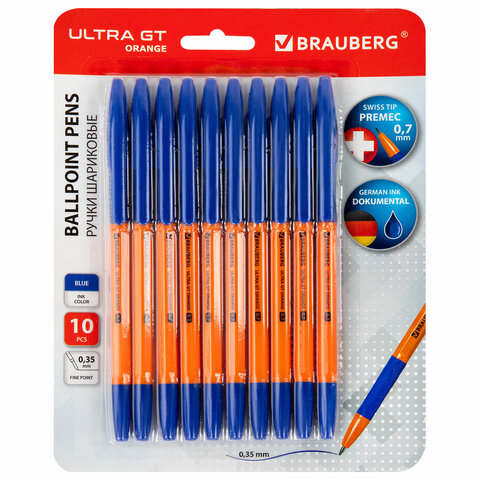     BRAUBERG "ULTRA GT ORANGE",  10 , , 0,35 , , 144057 