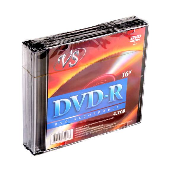  DVD-R VS 4,7  16 slim 