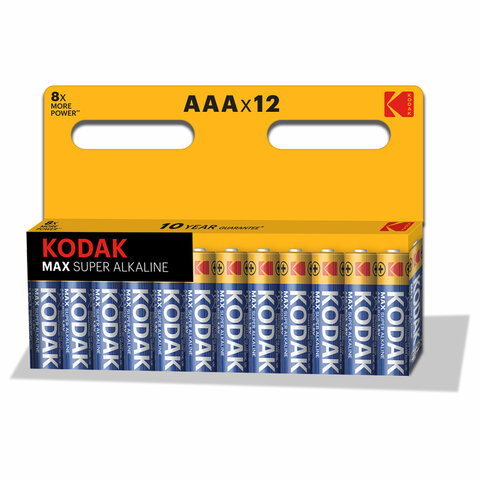   ""  12 ., KODAK Max Super Alkaline,  (LR03,15), , 0008960 