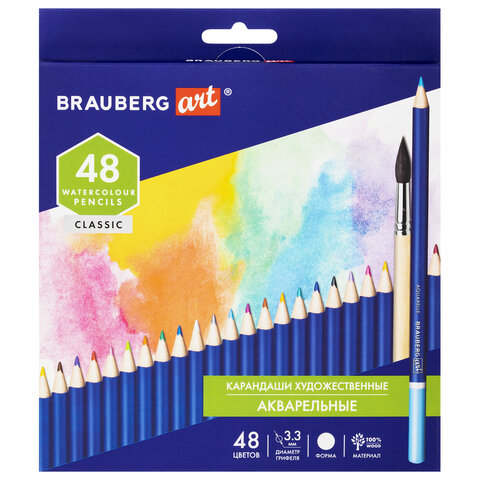     BRAUBERG ART CLASSIC, 48 ,  3,3 , 181532 