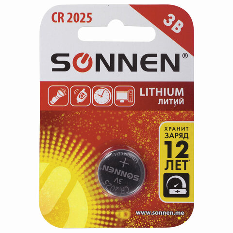  SONNEN Lithium, CR2025, , 1 .,  , 451973 