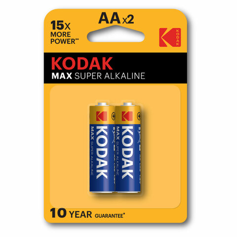   ""  2 ., KODAK Max Super Alkaline,  (LR6, 24), , 0005131 