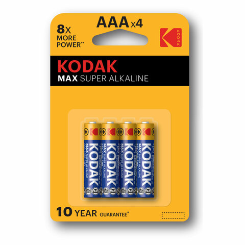   ""  4 ., KODAK Max Super Alkaline,  (LR03,15), , 0005124 