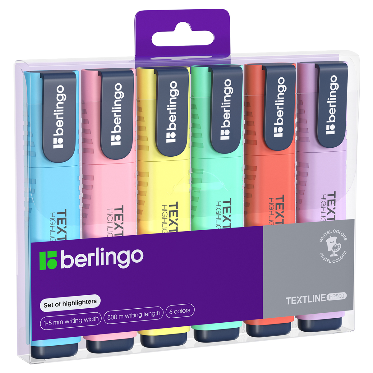   Berlingo "Textline HP500" 6., 1-5, PET-   