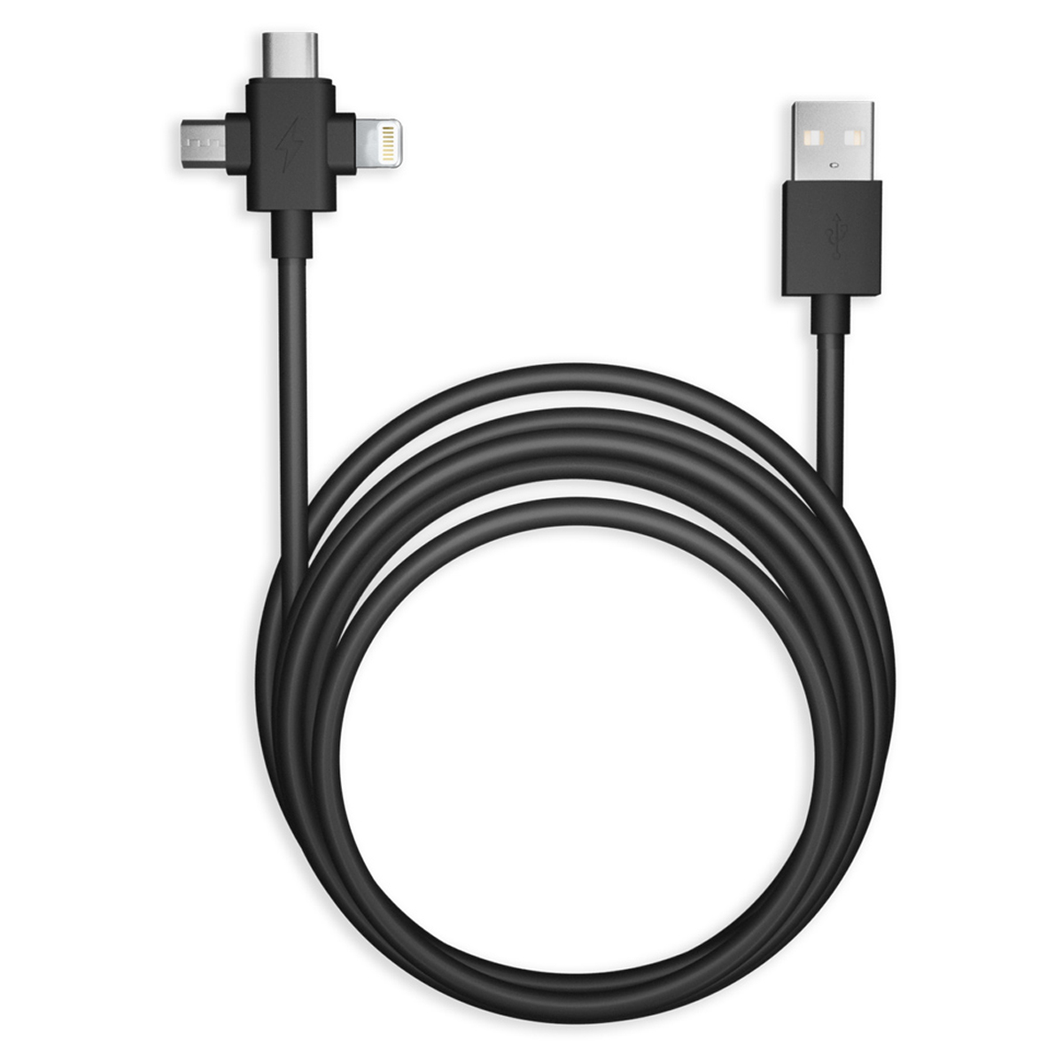  Smartbuy The X 3 1 , USB - Micro-USB/Lightning/Type-C, 2.4A output,  TPE, 1,  