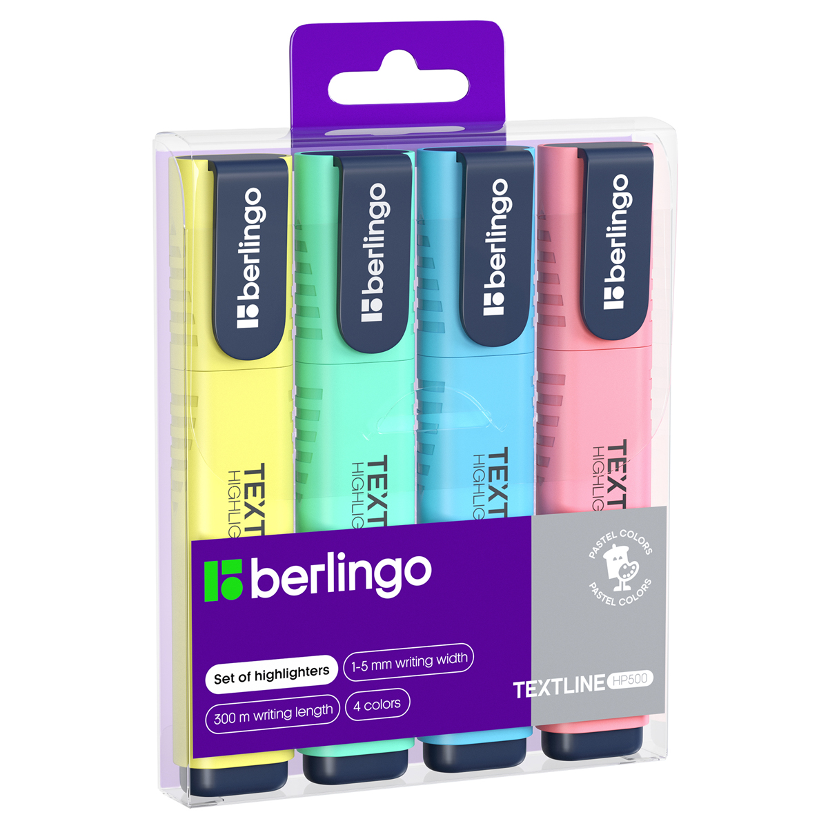   Berlingo "Textline HP500" 4., 1-5, PET-   