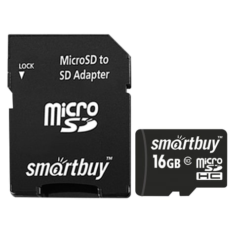   microSDHC, 16 GB, SMARTBUY, 10 /. (class 10),  , SB16GBSDCL10-01 