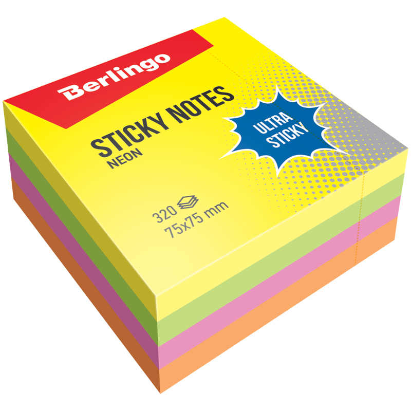   Berlingo "Ultra Sticky", 75*75, 320., 4   