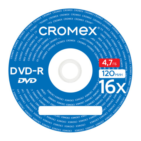  DVD-R    50 ., 4,7 Gb, 16x, CROMEX, 513798 