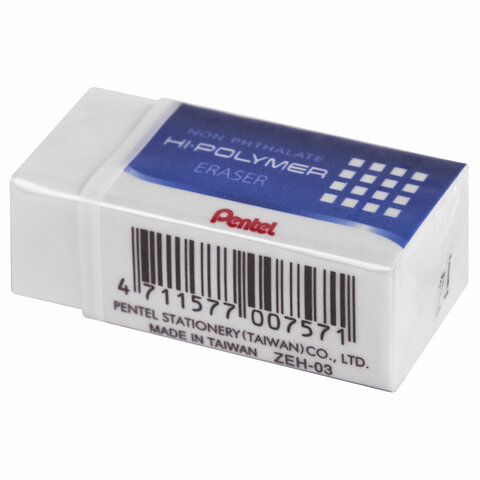  PENTEL () "HI-POLYMER ERASER", 351611,5 , , ,  , ZEH-03 