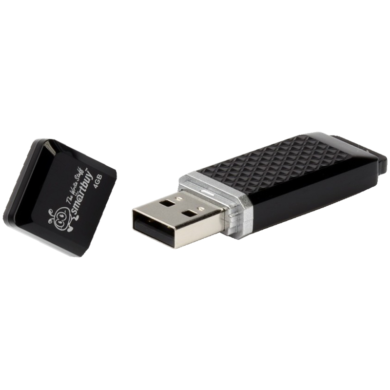  Smart Buy "Quartz"  4GB, USB 2.0 Flash Drive,  