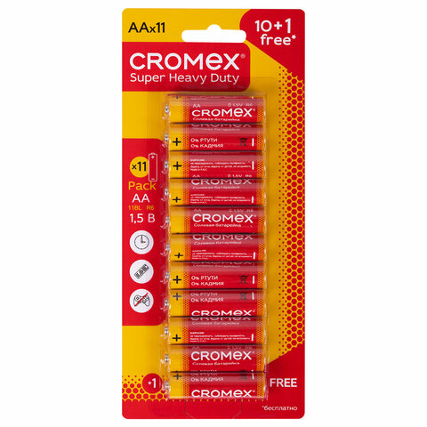   ""  10+1 ., CROMEX Super Heavy Duty, AA (R6,15A), , 456256 