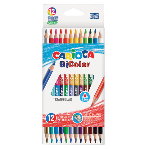   CARIOCA "Bi-color", 12 , 24 , ,  3 ,  , 42991 