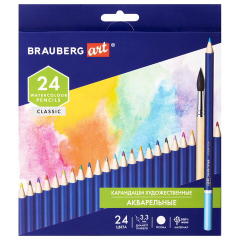     BRAUBERG ART CLASSIC, 24 ,  3,3 , 181530 